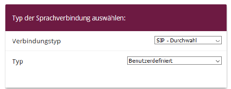 So Richten Sie Einen Easybell S I P Trunk In Einer Bintec Elmeg Telefonanlage Ein M G W Modus Typ Der Sprachverbindung Auswaehlen 4