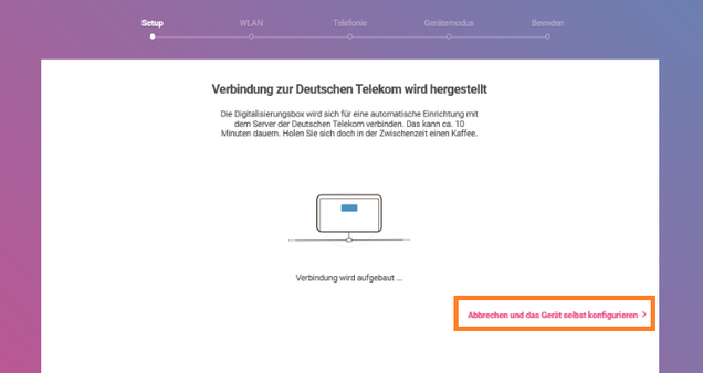 Verbindung Herstellen Abbrechen 1 Verbindung Herstellen Abbrechen 1